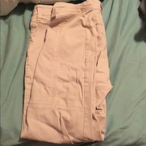 Loft light pink skinny jeans